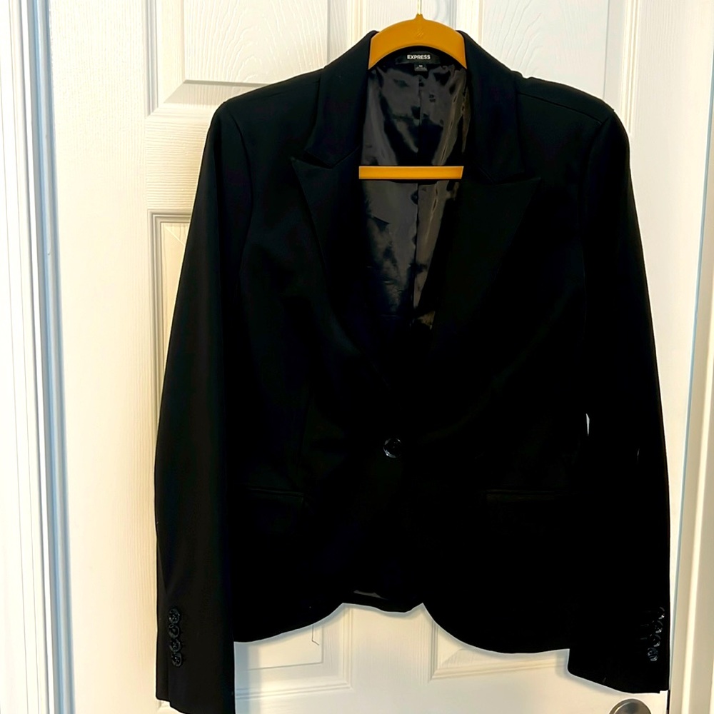 Black Blazer, one button from Express